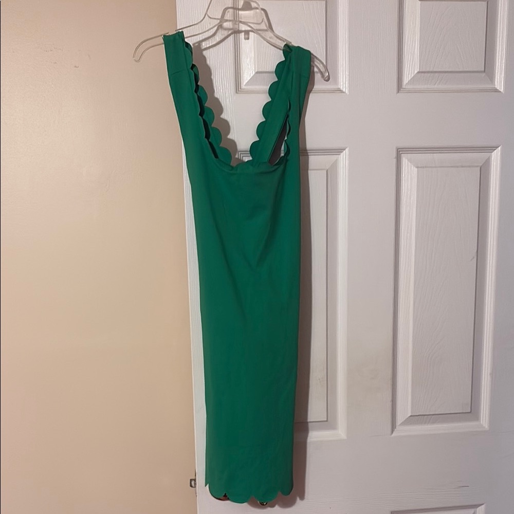 J. Crew Factory Green Sheath Mini Dress